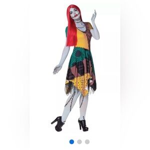 Tim Burton Nightmare Before Christmas Sally Costume Dress L Large Spirit Disney